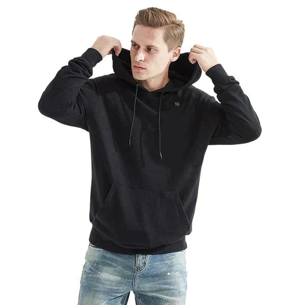Bekväm unisex värmehuvtröja, uppvärmd för sport, vardag och kyliga utomhusaktiviteter.