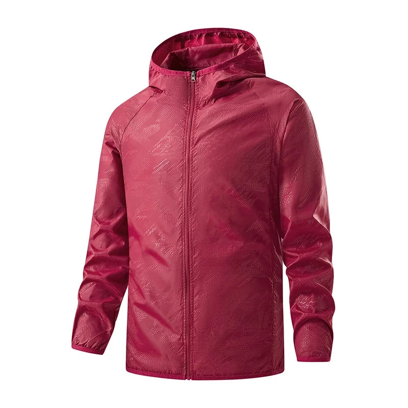 Funktionell outdoorjacka, unisex. Vattentät, vindtät och UV-skyddande för äventyr.