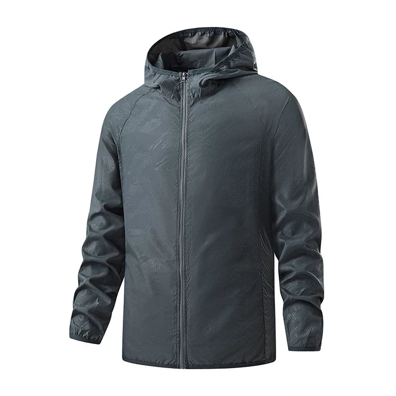Slitstark friluftsjacka, unisex. Vattentät, solskyddande & vindtät för vandring och outdoor.