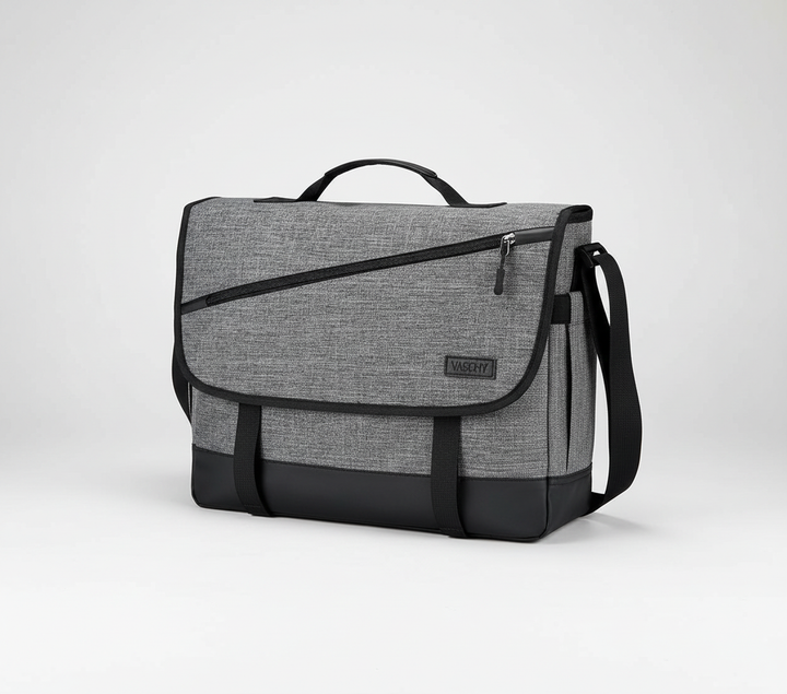 Modern unisex laptopväska, vattentålig och med bekväm justerbar rem för dagligt bruk.