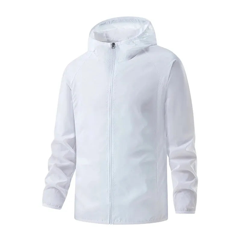 Lättvikts campingjacka, unisex, designad för komfort och skydd i alla väder.