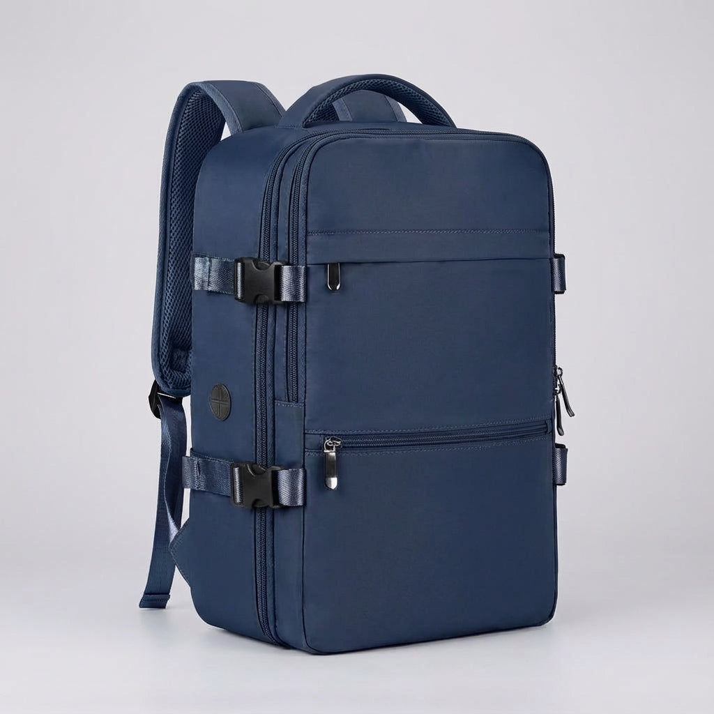 Unisex SkyGuardBag reseryggsäck, vattentät med smarta fack för laptop, perfekt som stöldsäkert handbagage.