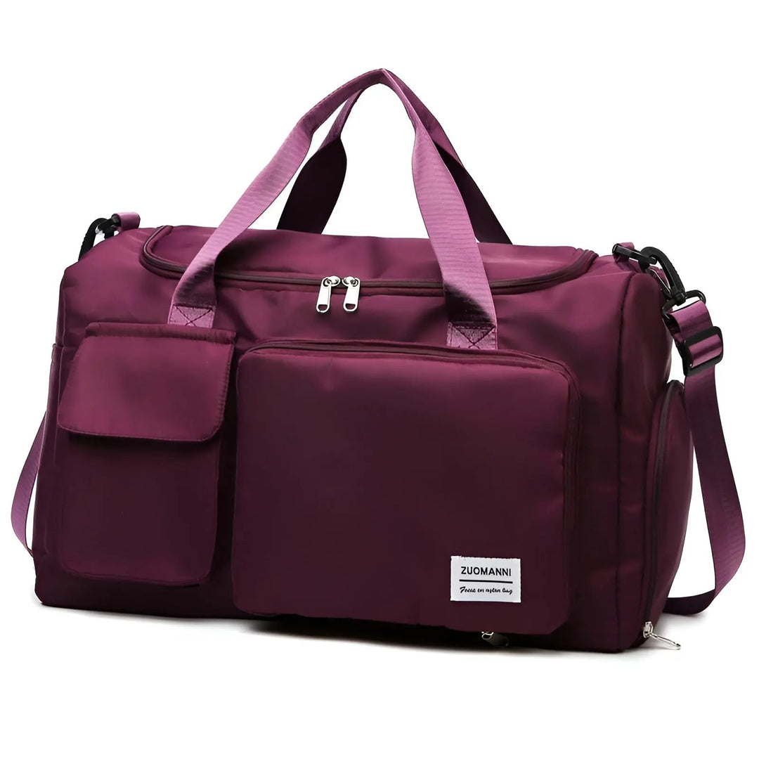 Rymlig vattenavvisande weekendbag unisex, perfekt för all-year resor & sport.
