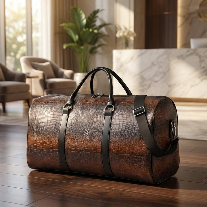 Unisex weekendväska Spaceline med justerbar axelrem, perfekt för handbagage. Slitstark design för korta resor.