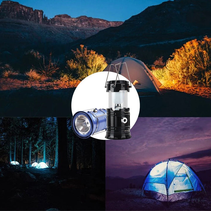 Energieffektiv LED-campinglampa för utomhusbelysning, pålitlig under långa friluftsaktiviteter.