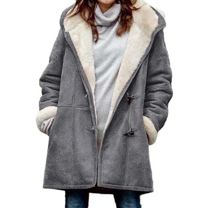 Lange damesjas met capuchon – warme en comfortabele alledaagse stijl