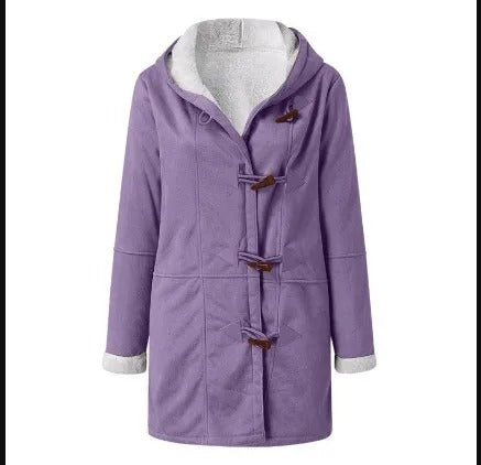 Lange damesjas met capuchon – warme en comfortabele alledaagse stijl
