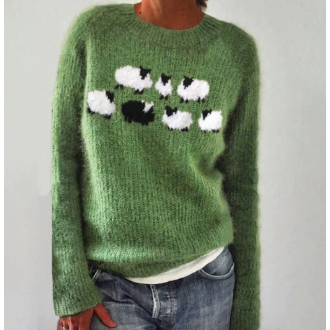 Kvinnors mångsidiga vintertröja, modern passform med klassisk design, mjukt material för bekväma outfits.