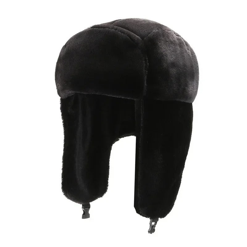 Mysig stickad dammössa, perfekt för kvinnor som söker en varm vintermössa med stil & komfort.