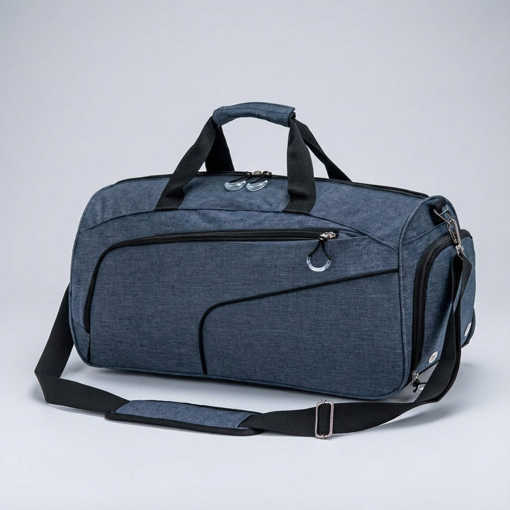 Unisex 35L vattentät duffelväska med våtfack & skofack, perfekt som gymväska eller weekendväska.
