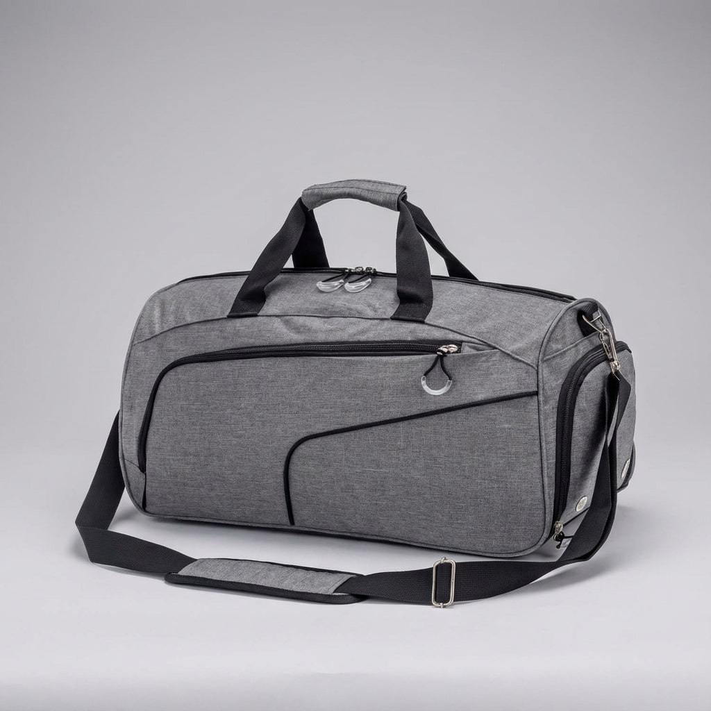FlexDuffel 35L, en vattentät unisex gymväska & weekendväska. Idealisk sportduffel för träningskläder.
