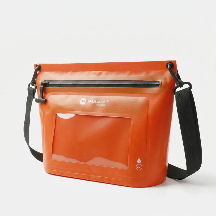 Snygg och robust vattentät messengerbag i modernt design, perfekt för stadsutflykter och utomhusbruk.
