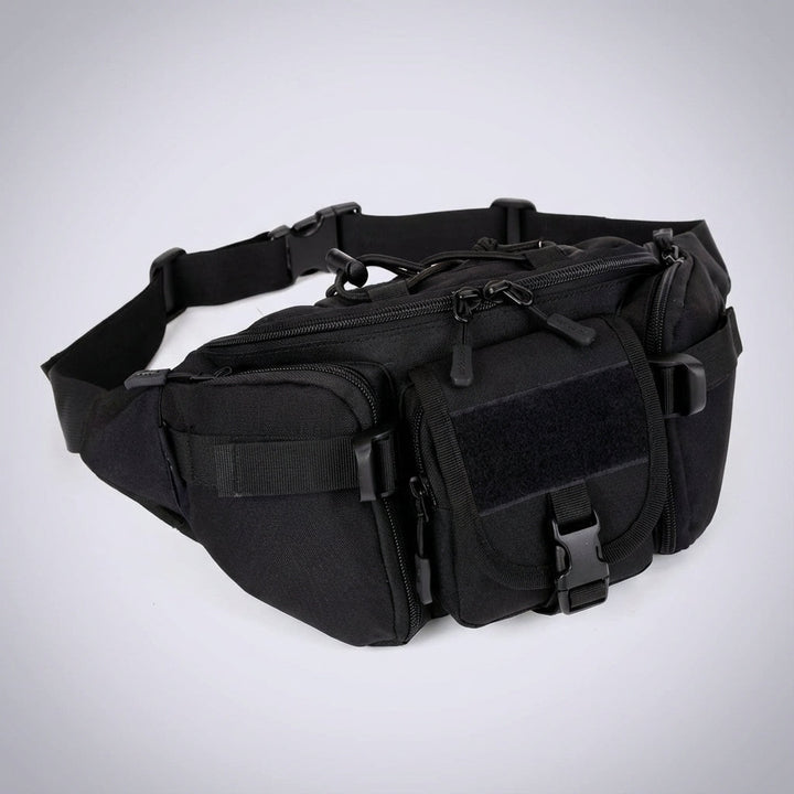 Robust vattentät midjeväska & crossbody fannypack, taktisk förvaring för vandring & outdoor-äventyr.
