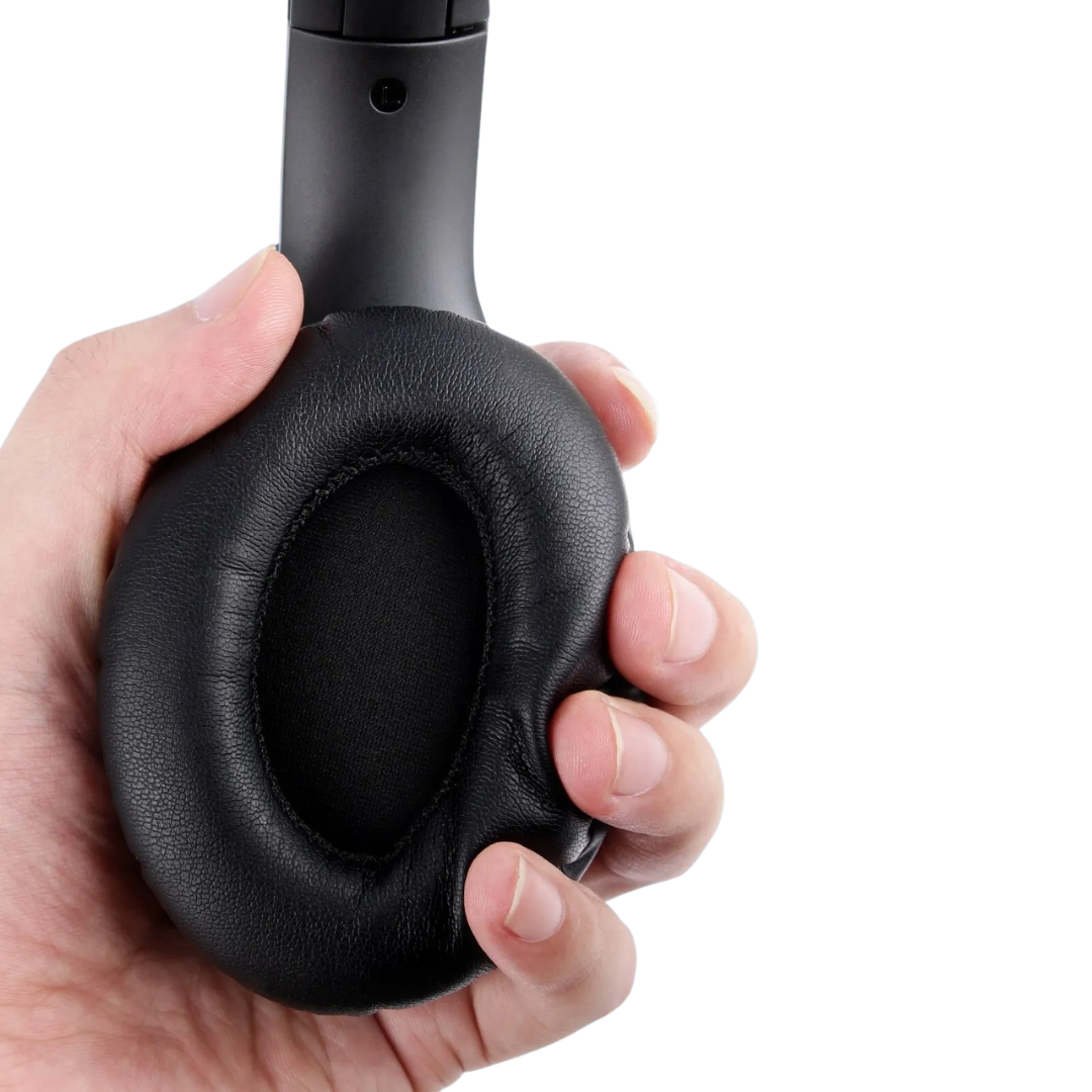 Avancerade Bluetooth hörlurar med kraftfull aktiv brusreducering (ANC) för ostörd HiFi-musik.