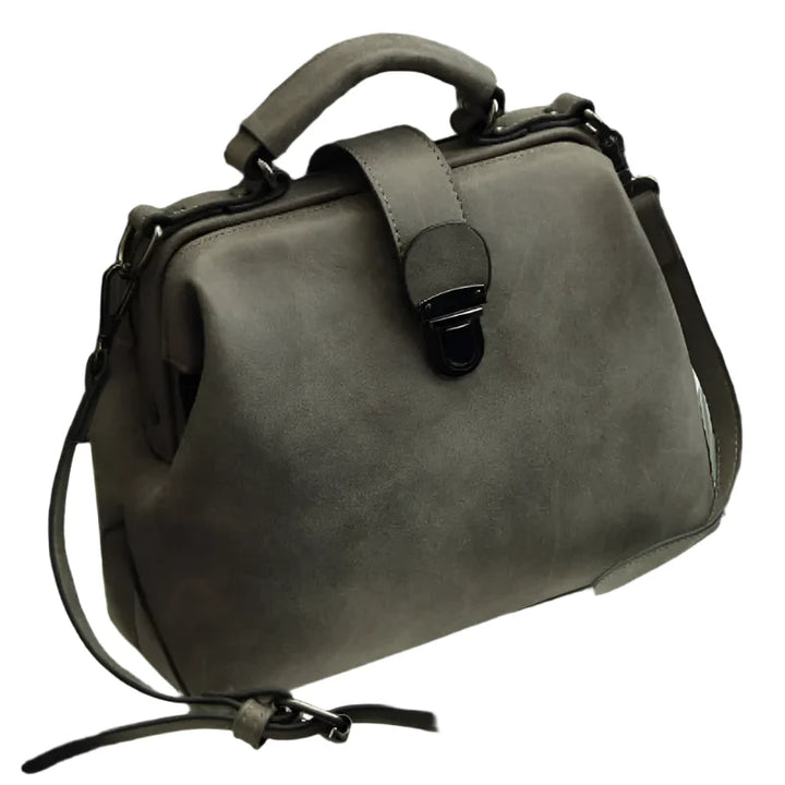Vintage koppling i läderstil för kvinnor. Rymlig PU-läder clutch, perfekt för fest eller vardag.