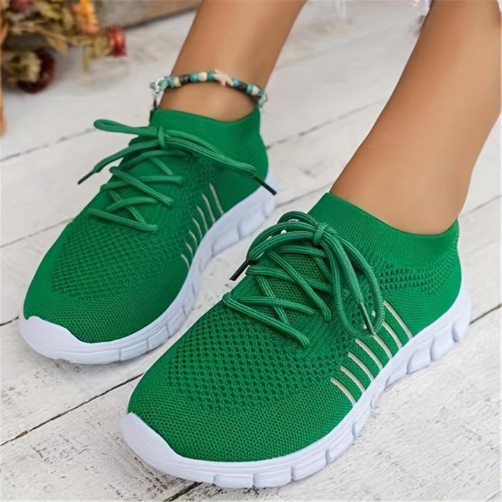 Mörkblå damsneakers med mjuk komfortsula, halkfria och lätta för hela dagen.