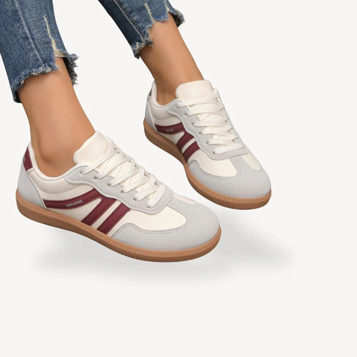 Nya dam sneakers i låg profil, bekväma och stilrena promenadskor för en aktiv vardag.